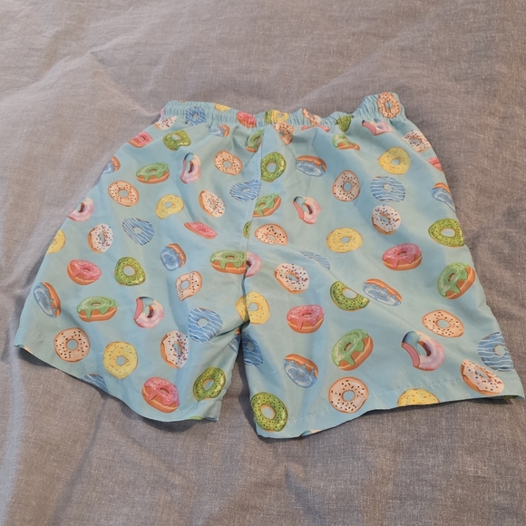 Kids Swim Trunks with Donut Print - Picture 4 of 5